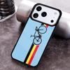 Mountainbike Radfahren Kunst weiche Handyhülle für iPhone 17 16 15 Pro Max Air 14 13 12 11 Plus Stoßfeste Capa Abdeckung