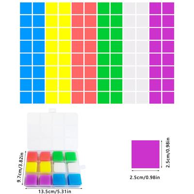 96 buc 2,5*2,5 CM ceară pentru pictură cu diamant DIY cu cutie de depozitare Lipici pentru broderie Adeziv punctat cu punct de cruce DIY pentru pictură cu diamante ceară Noroi