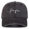 Vintage Parents Couple Baseball Hats Washed Cotton Baseball Cap Fashion Dad Hat  Gift