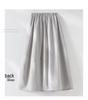 Elastic Waist Tulip Hem Skirt - Women's 2026 Spring French Hepburn Style Mid-Length Little Black Skirt