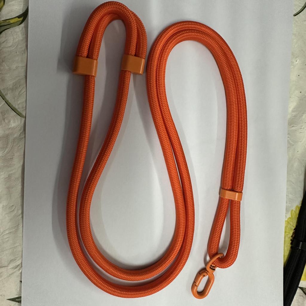 Macaron Thick Rope Phone Lanyard - Adjustable 7-8mm Climbing Gasket for Shoulder, Back, or Neck