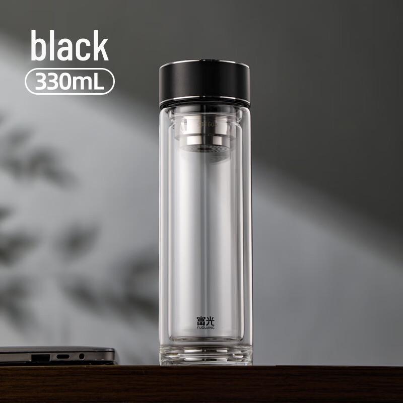 Fuguang Double-Layer Glass Tea Infuser Bottle