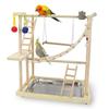 Interactieve Papegaai Speeltuin Papegaai Training Massief Hout Standaard Standaard Paal Vogelbenodigdheden Vogel Plank Papegaai Stand Stok