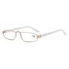 Vintage Narrow Reading Glasses for Men Women Classic Frame Eye Protection Presbyopia Eyewear Office Readers