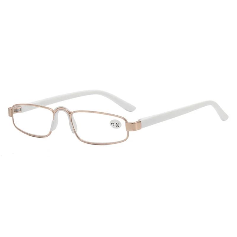 Vintage Narrow Reading Glasses for Men Women Classic Frame Eye Protection Presbyopia Eyewear Office Readers