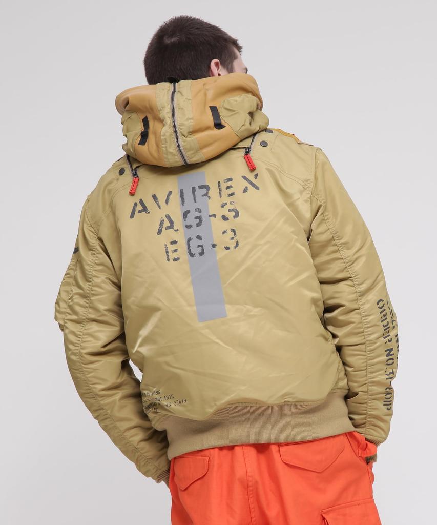 Avirex Remodel Mark 2 6182195 L 053 KHAKI MA-1 Men's 783-8252056