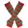 Gestreeepte Vingerloze Armwarmers, Gebreide Armhoezen met Duimgat voor Cosplay & Feest