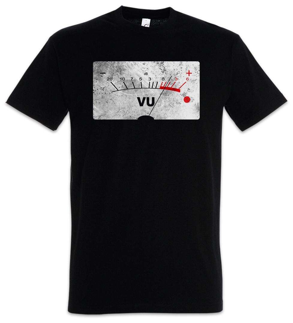 VU VOLUME UNITS METER II T-SHIRT Decibel Music Bass Retro Vinyl Stereo Music 3XL