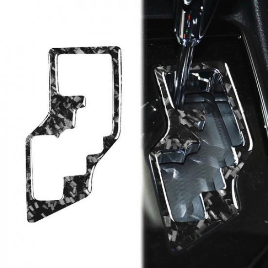 Carbon Fiber Gear Shift Knob Lever Panel Trim for Toyota Corolla 2014-18
