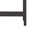 Firewood Rack Black 60x25x60 cm Cold Rolled Steel