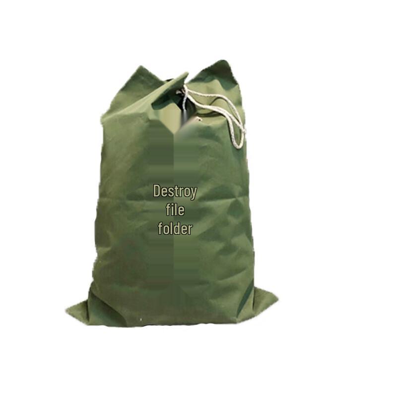 Canvas File Storage Bag