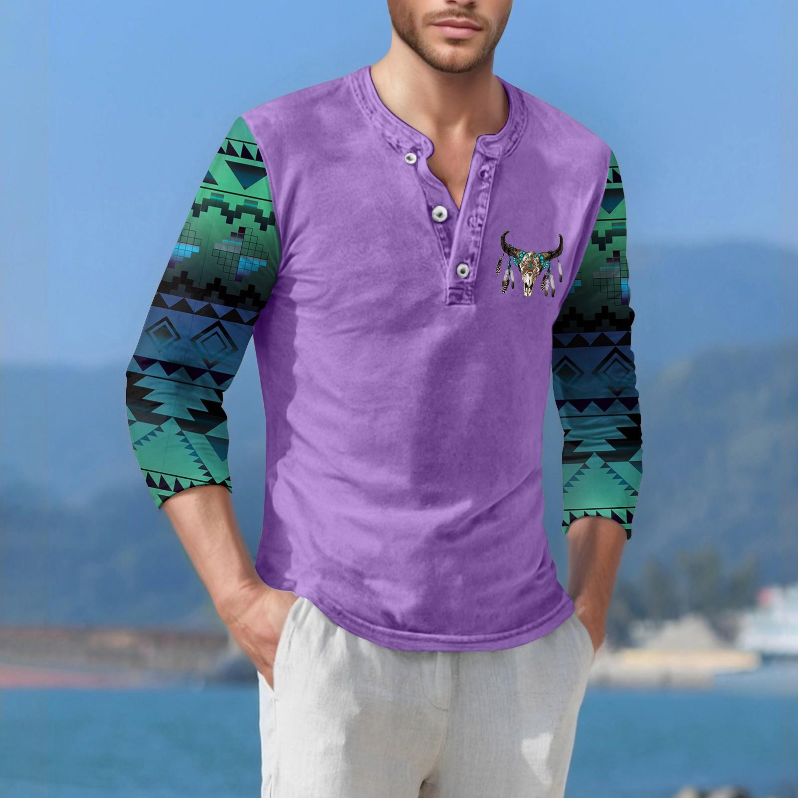 

Чоловіча футболка з короткими рукавами, вулична повсякденна мода XL фіолетовий