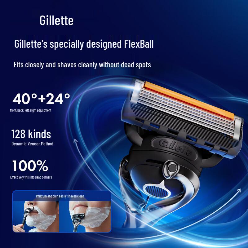 Compatible 5-Layer Razor Blades for Fusion 5 ProGlide
