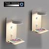 Indoor Wall Lamp 9W Touch Switch 3 Tone Light EU/UL Plug Cable USB Charging 350 ° Rotating LED Living Room Bedroom Study Lighti