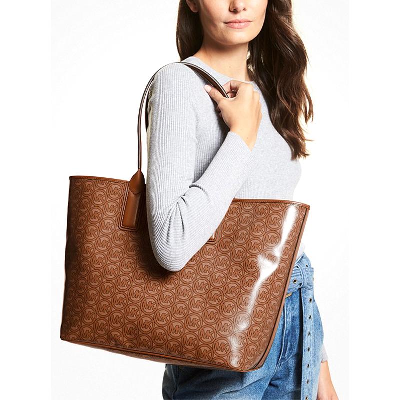 Michael Kors Jodie Vintage Monogram Print Commuter Tote Bag Women tote bags 35H1T2JT2C-230