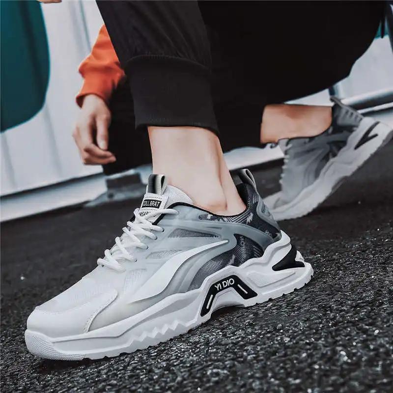 Fashion Thick Heeled Massive Gray Boot For Women Walking White Running Shoes Women Original Brand Sneakers Woman Sports