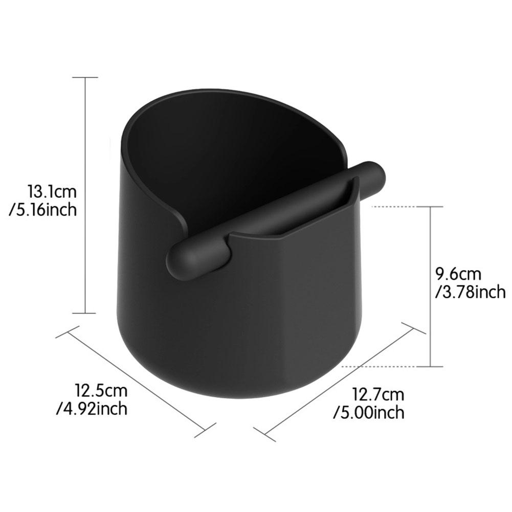 Large Capacity Non-Slip Base Silent Silicone Knock Box
