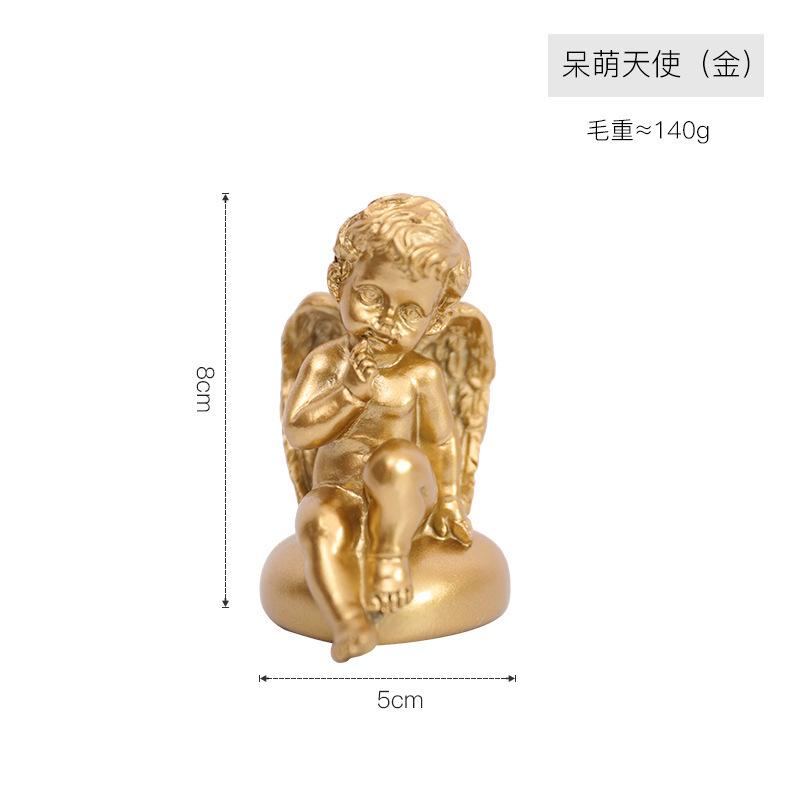 8–30cm Continental-Inspired Resin Praying Angel Figurine | Distinct Contemporary Style Workmanship Bedroom & Shelf Adornment
