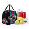Martinis Race Sportscar Motor Racing Insulated Lunch Bag for Women Kids Portable Food Boxes Thermal Lunch Box Tote