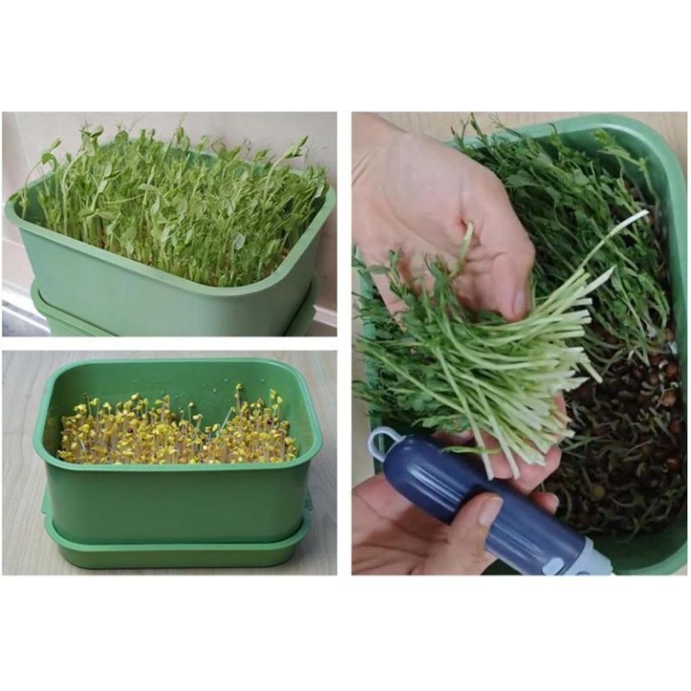 Sprouts Maker, Multifunctional Sprout Maker, Sprouts Machine, Sprouts Growing Kit, Seed Sprouting Kit, Roof Vegetable Planting Box (Green)