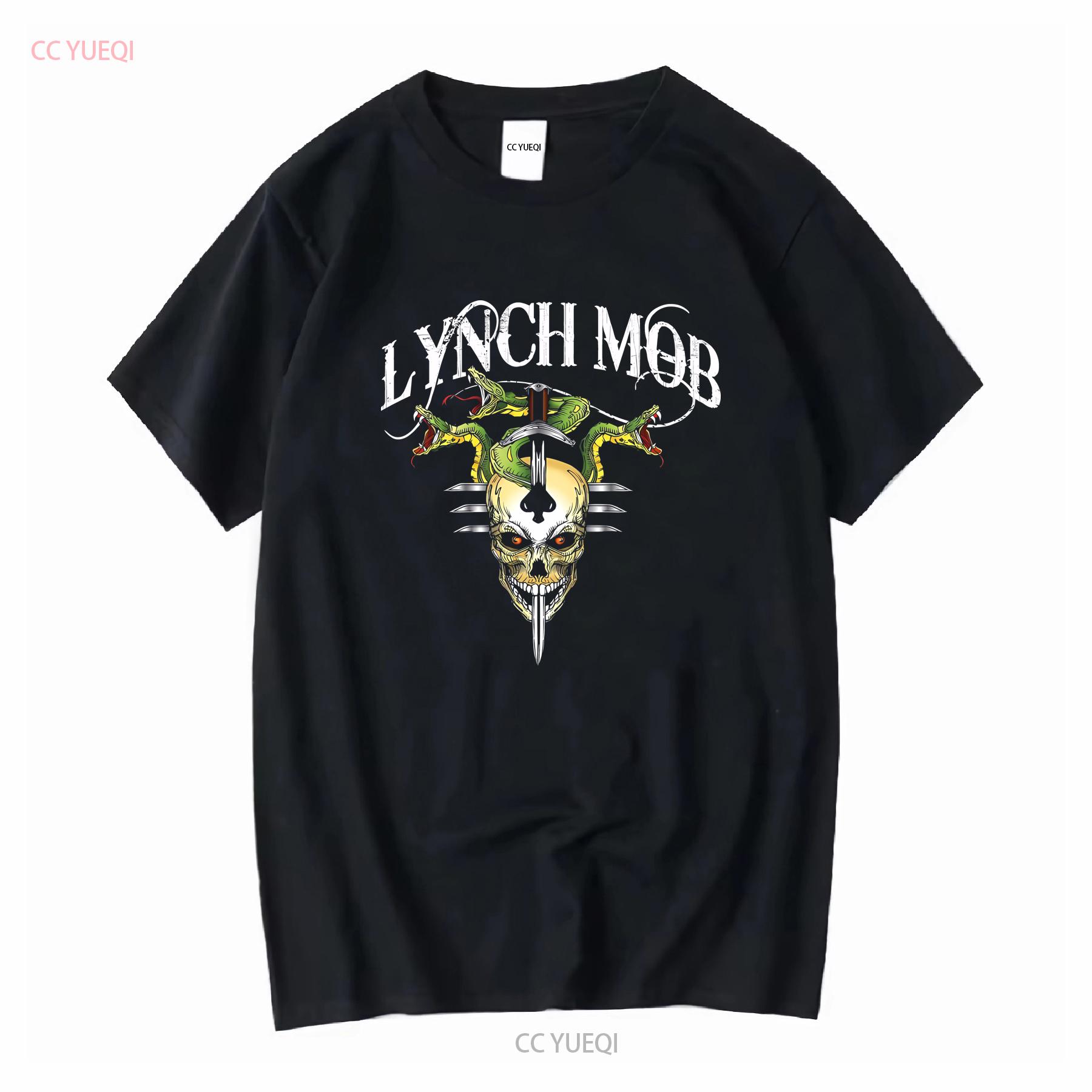 

Black Lynch Mob T shirt Size XL vintage Washed Breathable Slightly Stretched Stylish Casual streetwear Unisex designer clothes 4XL