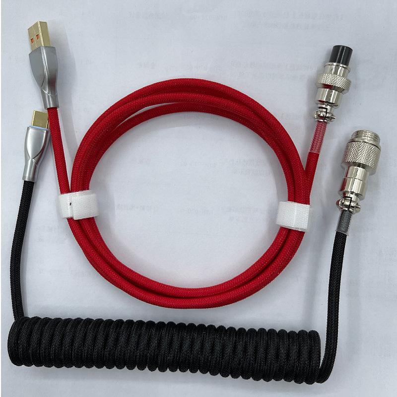 Custom USB 8K Mechanical Keyboard Cable with Magnetic Switch and Aviation Connector for Gaming