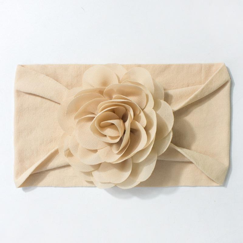 New Baby Cute Sticky Flower Headband, Comfortable and Soft Boys and Girls Hair Accessories, Fontanelle Baby Headband