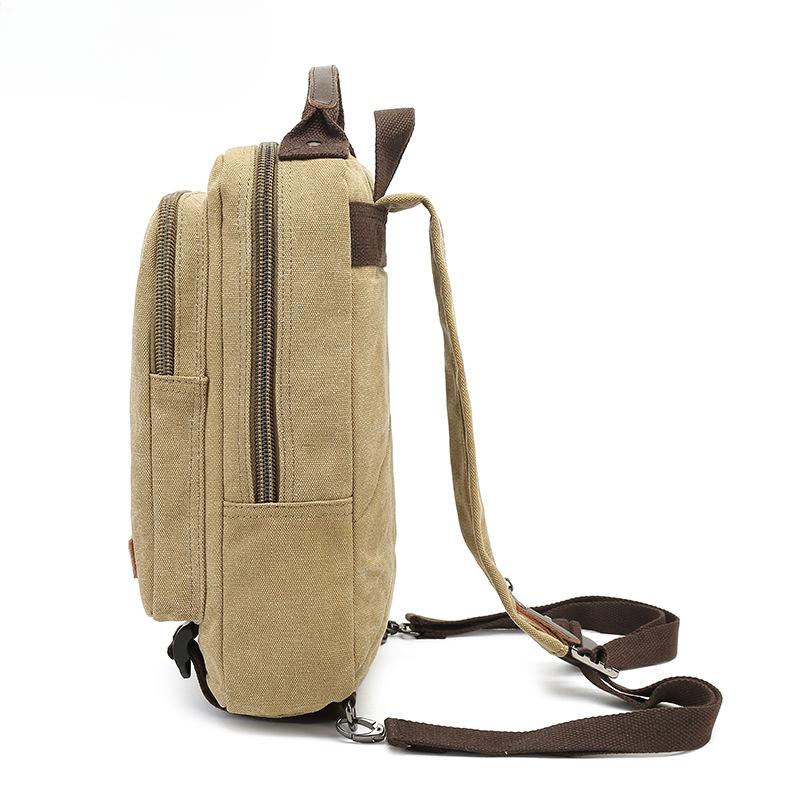 Canvas Backpack Casual Travel Backpack Temperament Student Satchel