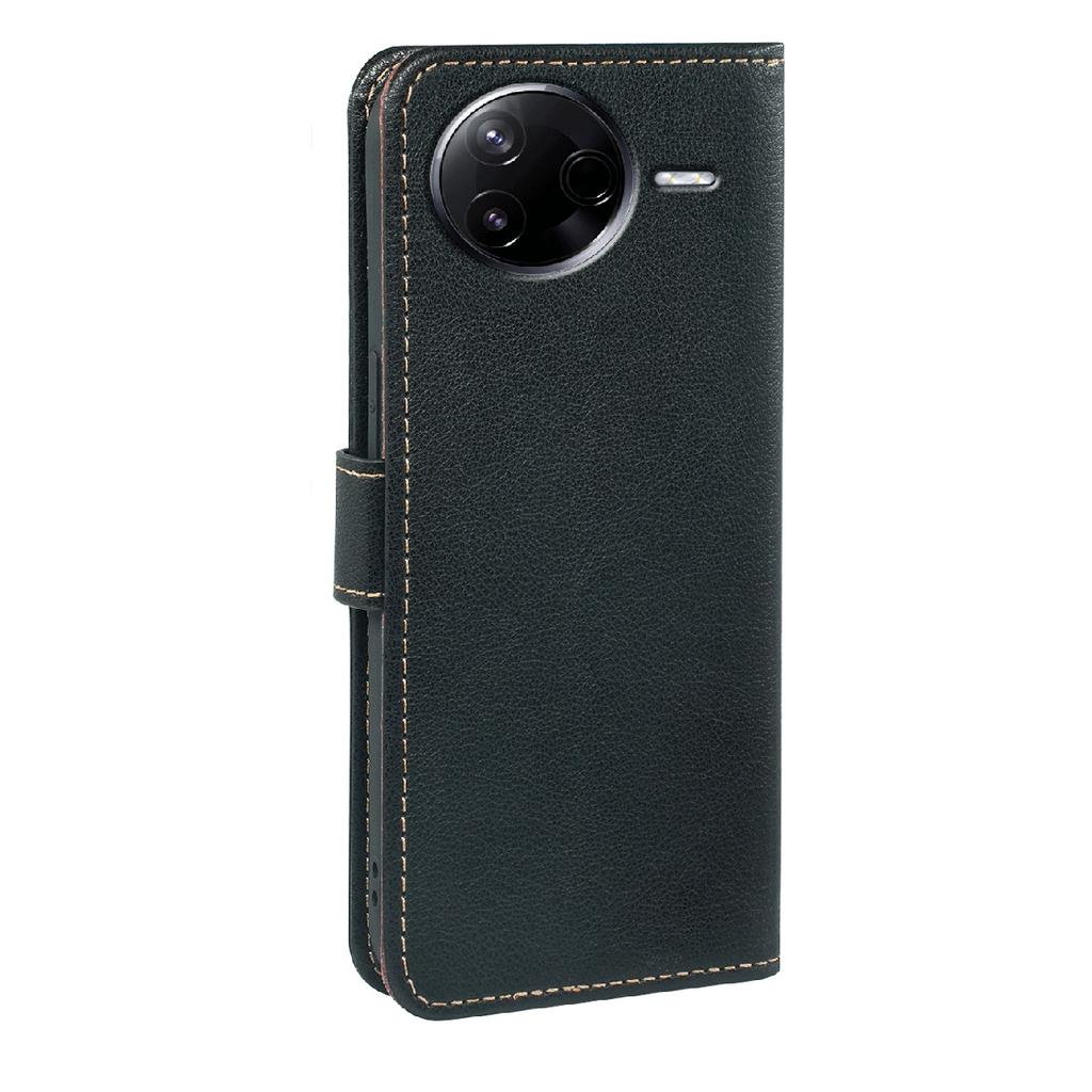 For Xiaomi Poco F7 Pro 5G/Redmi K80 5G Case RFID Blocking Wallet Litchi Texture Leather Phone Cover Magnetic Clasp