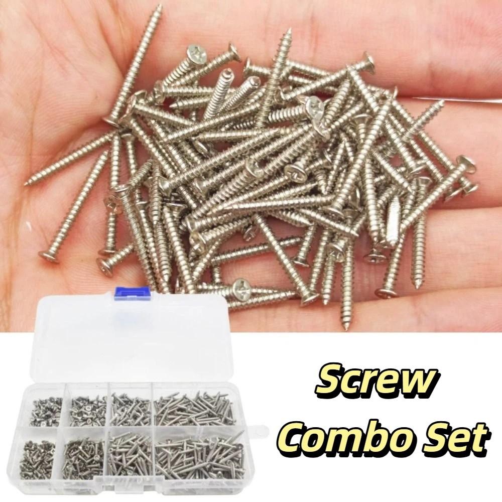 Cross Phillips Self-tapping Screws 304 Stainless Steel Wood Screws  Furniture Assembly