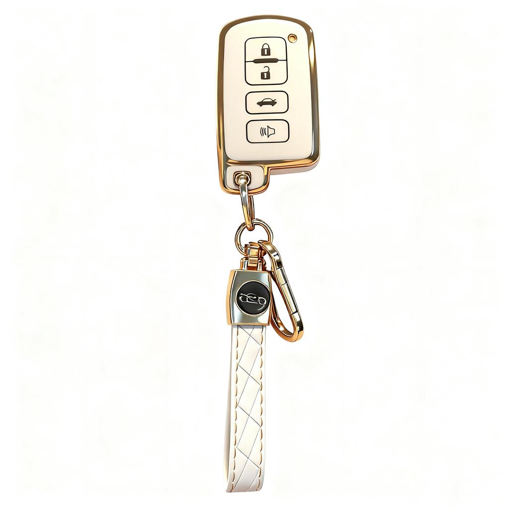 Key Fob Shell Case for Toyota Avalon Camry Corolla RAV4 Highlander Sequoia 2011 2012 2013 2014 2015 2016 2017 2018 2019 Keyless Entry Remote Control