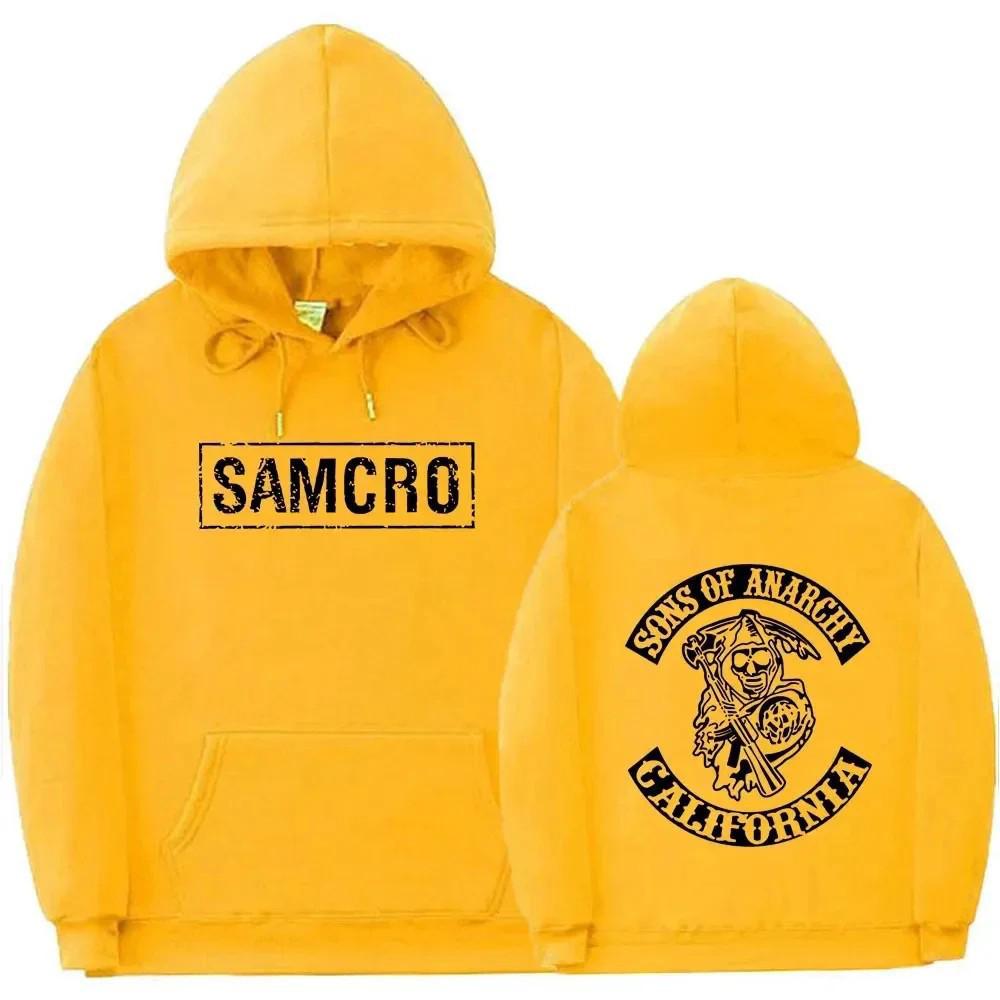 Sons of Anarchy SAMCRO Fashion Design for Men and Women 3XL жёлтый 1590₽