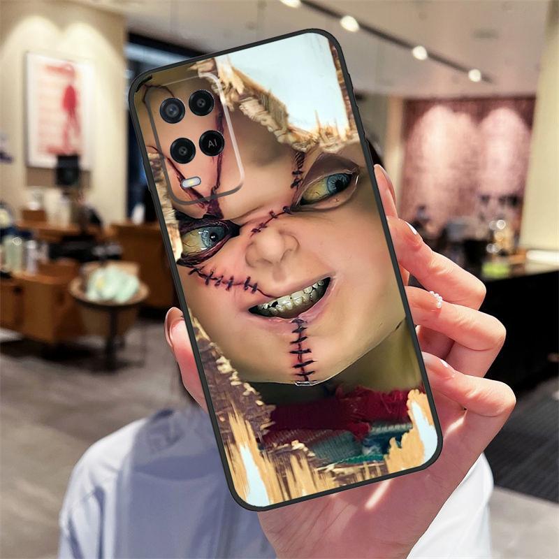 Scary Chucky Doll Horror Movie Case For OPPO Find X5 Pro X3 Lite A15 A16 A52 A72 A5 A9 A31 A53 A83 A93 A94 A74 A54 Cover