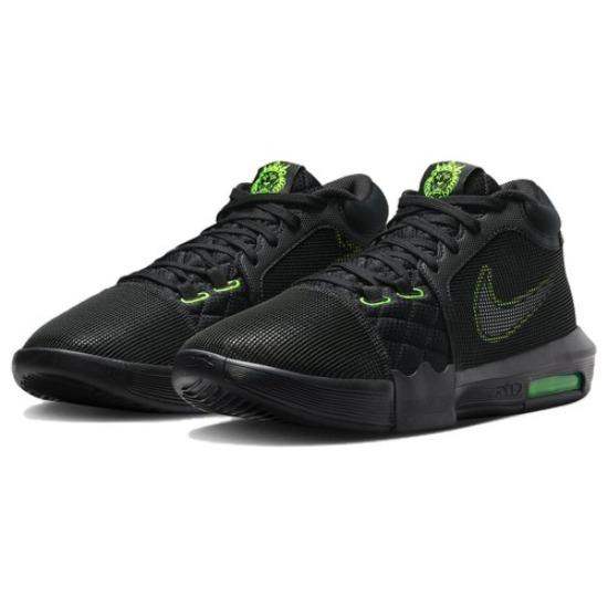 

Nike LeBron Witness 8 EP Чорний Неоновий Зелений FB2237-002 EU 41 чорний