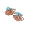 Handmade Beaded Earrings Boho Beaded Flower Earrings Floral Drop Earring Women's Summer Beach Jewelry