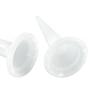 Home Improvement Caulking Nozzle Plastic White 2pcs