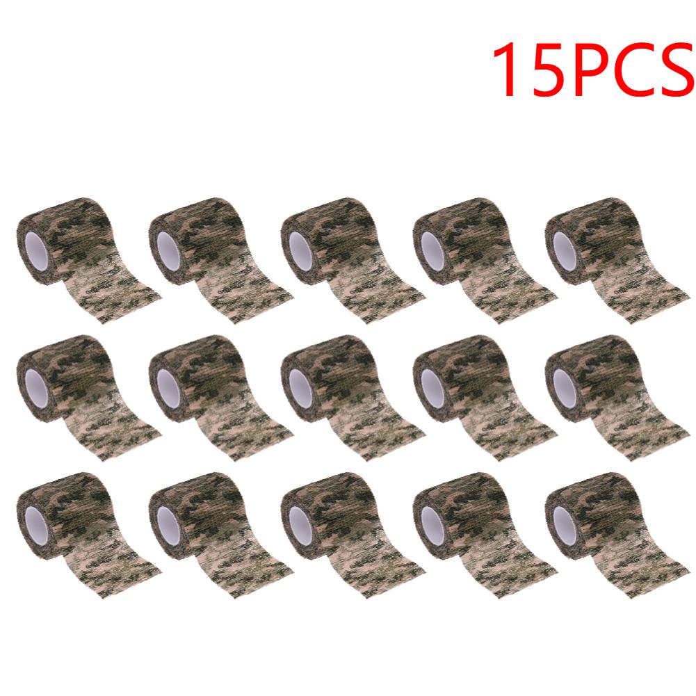 20PCS for Camouflage Bandage Self-adhesive Breathable Elastic Bandage Outdoor Hunting for Movement Fixation of Fingers Wrists an