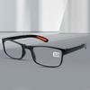 Classical Reading Glasses for Men Folding Eyeglasses Anti Blue Light Flexible Material for Comfortable Wearing Convenient Carry