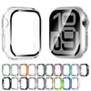 Tempered Glass+Case For Watch 11 10 Cover 46mm 42mm 38mm 40mm 41mm 44mm 45mm Screen Protector for iWatch 9 8 7 6 5 4 SE