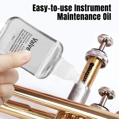 30ML Pistão Válvula Óleo Trompete Trombone Horn Tuba Instrumentos de Sopro Lubrificante Óleo Lubrificante Instrumentos Musicais Acessórios de Manutenção