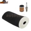 Air Filter Oil Filter Spark Plug Kit For Yamaha 1987-2004 Warrior 350 (YFM350X)