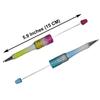 Maydahui Stylish Gradient Color Bead Ballpoint Set of Cute for Christmas Wedding Souvenir not Pens, 12, Oil-Based, Creative, School, Classroom, DIY,