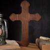Wood Carving Cross for Wall Decoration, Christian Cross, Hanging Passover, Rustic Wood Cross Home Decor Christmas Gifts