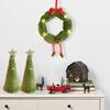 1PC Cartoon Wreath Shape Home Decor Toy Party Christmas Decoration Gift Christmas Tree Shape Cute Christmas