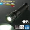 OHM ELECTRIC LED Rot 700 Schiebe-ANSI Aluminium Batteriestandsanzeige Taschenlampe, Kaiser, Lumen, Fokus, Wasserdicht, Outdoor, Dimmbar, Blinkend, IP66,
