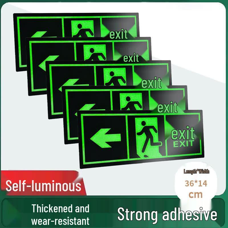 Luminous PVC Safety & Fire Emergency Signs