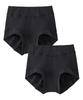Sanitary Shorts KURO Cotton Blend Comfortable Waist and Leg Choose Between Day and Night with Winged Sanitary Day Black Size L Women's N,