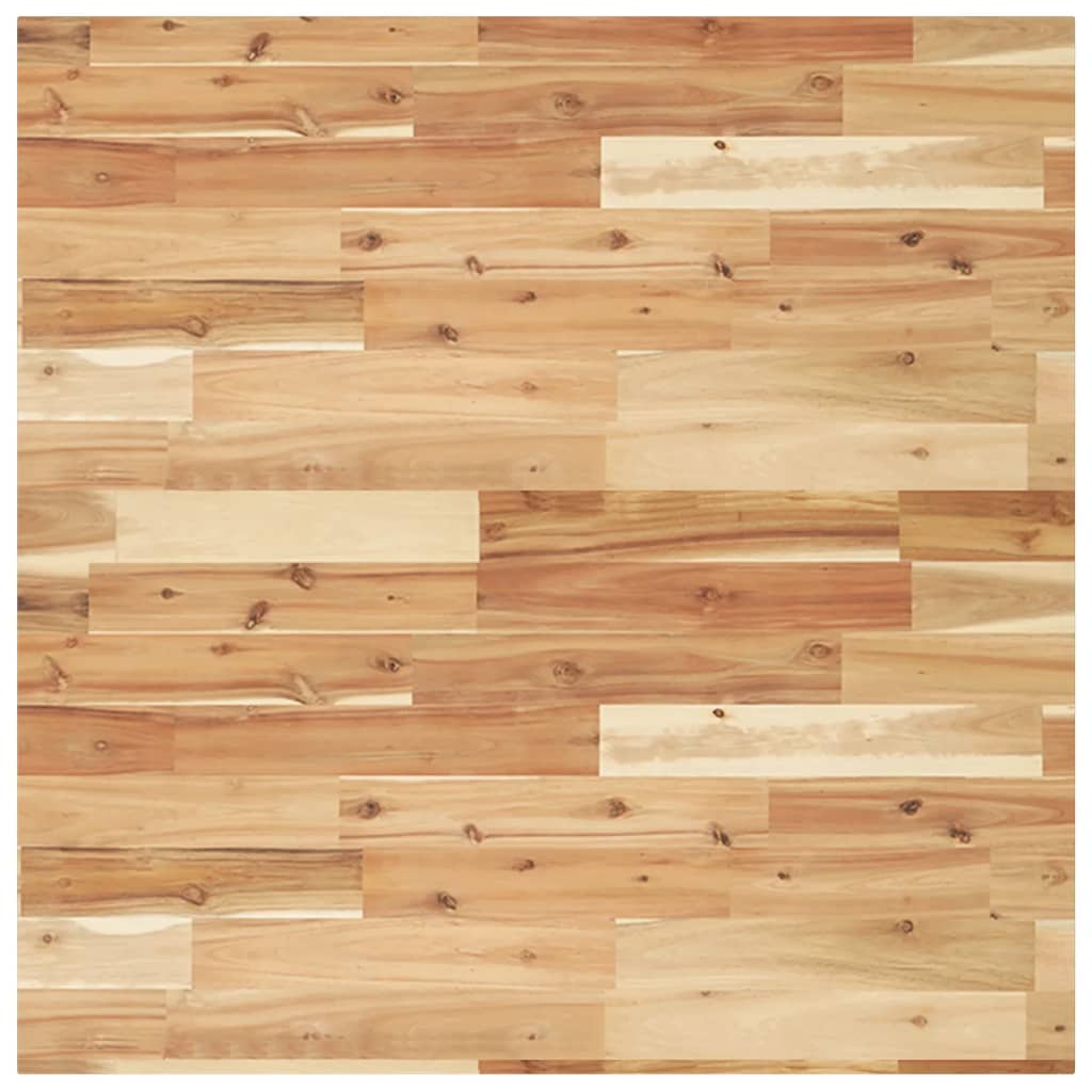 Vidaxl Blat Do Stolika, Kwadratowy, 80X80X2 Cm, Lite Drewno Akacjowe