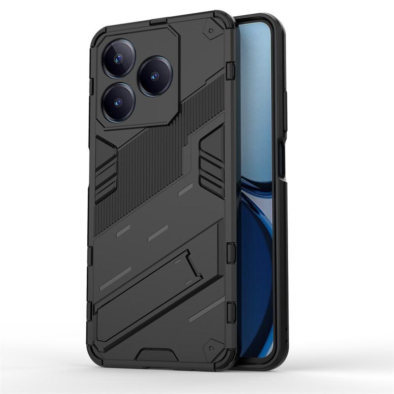 For Realme C63 4G Case Realme C63 4G Cover Funda Armor PC Holder Shockproof TPU Protective Phone Back Cover For Realme C63 4G
