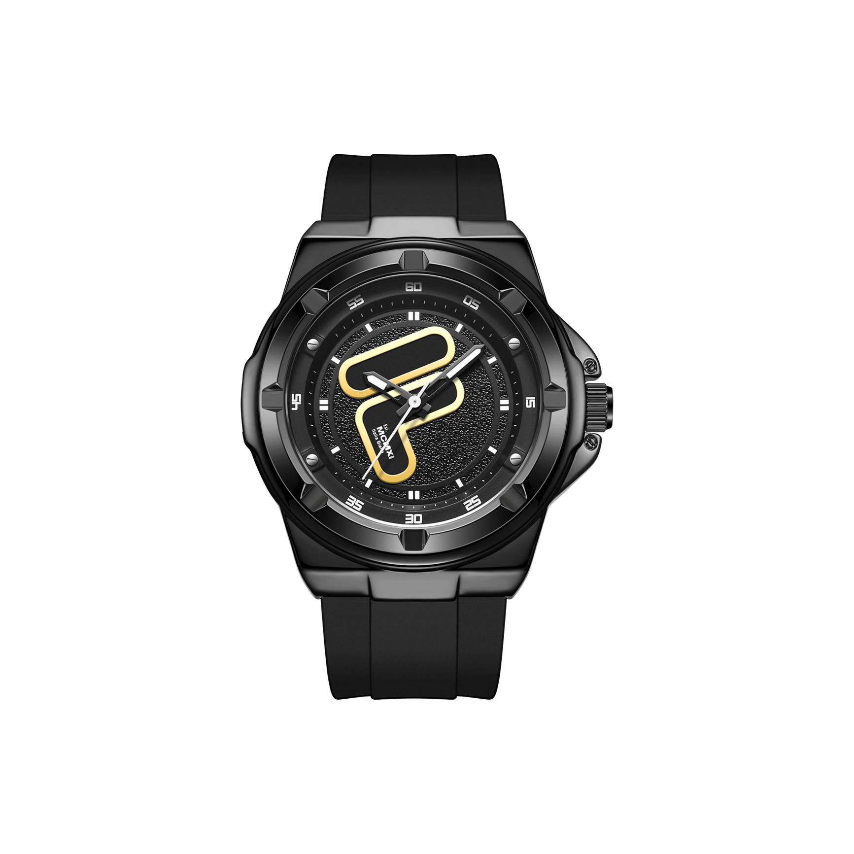 

Fila Fashion Series Quartz Watch Silicone Strap 42*46mm White Dial Unisex Casual Couple Student Sports Trend Waterproof Unisex watches FLM38-6574 White